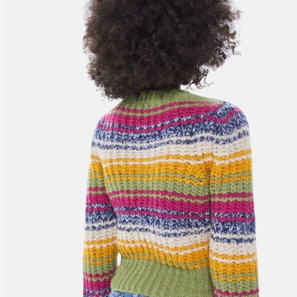 MOTHER Inset Puff-Sleeve Jumper Sweater - Picture 4 of 8